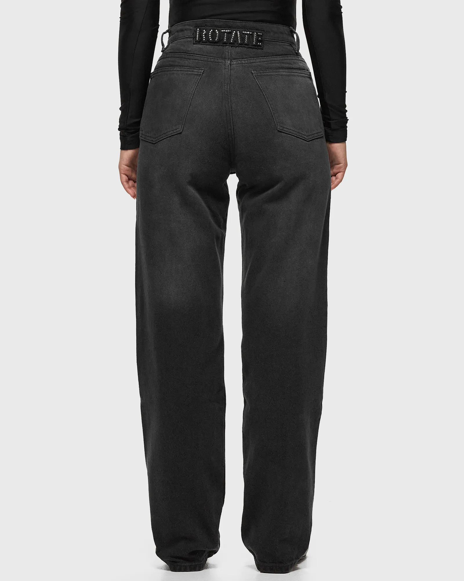 ROTATE Birger Christensen Twill High Rise Pants
