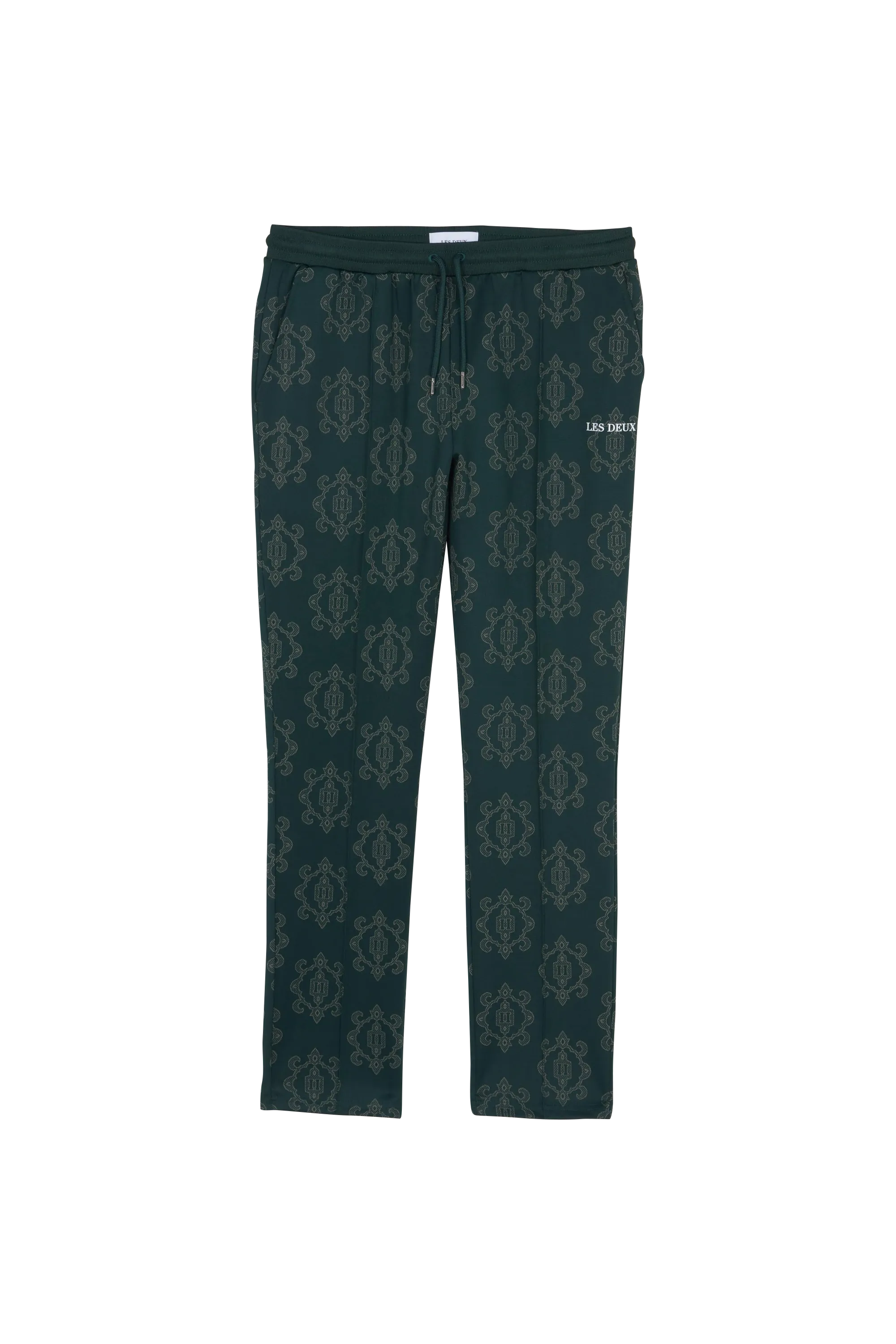 LES DEUX Jogging Ballier Jacquard Track Pants Vert