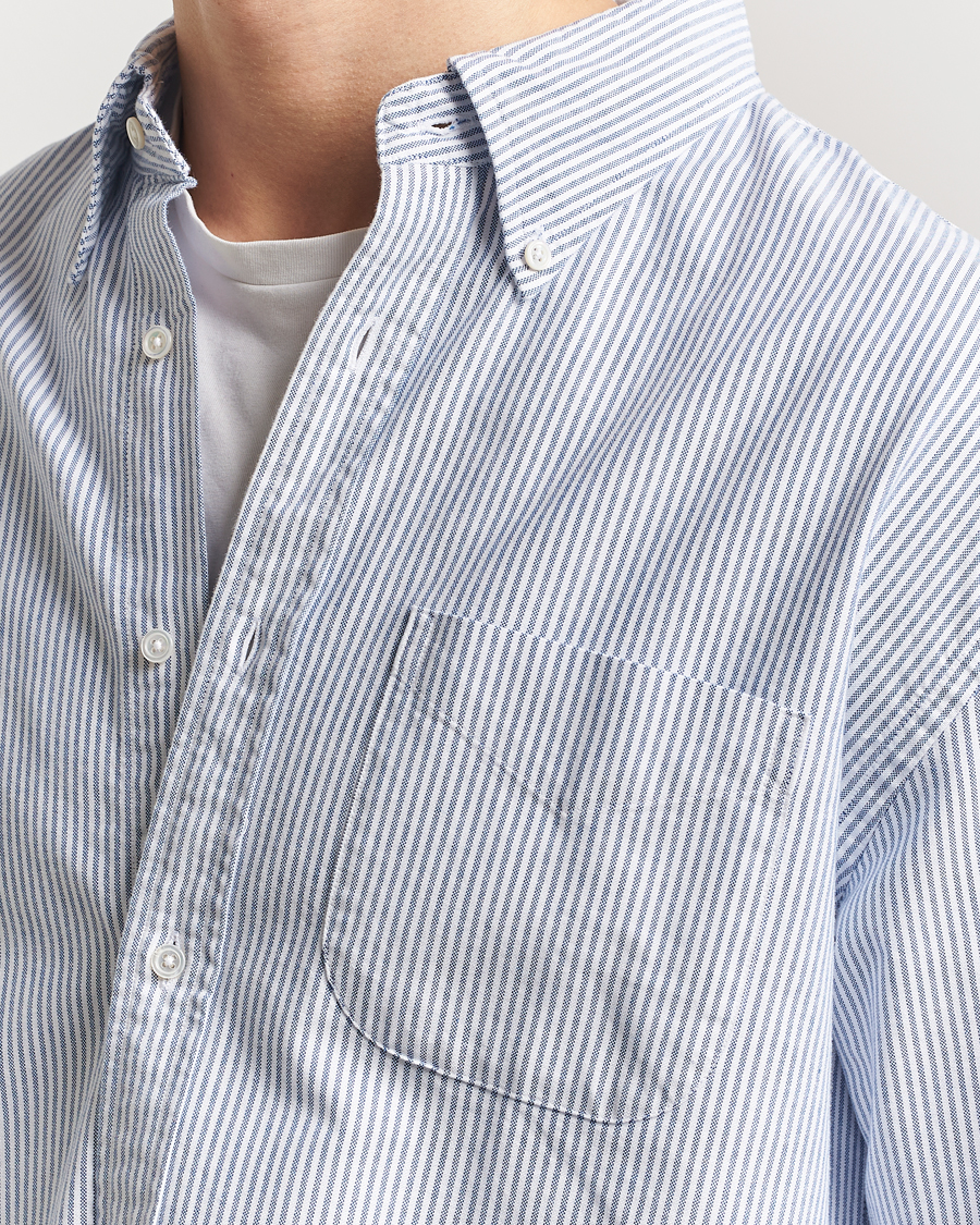 GANT 240 Mulberry Street Relaxed Fit US Oxford Banker Shirt Blue/White