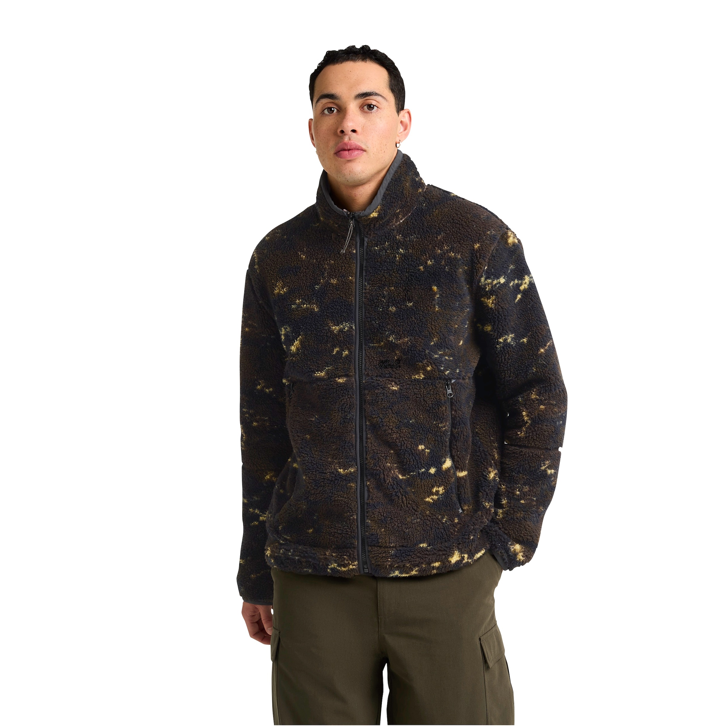 Jack Wolfskin Fleecejacke Winddicht, atmungsaktiv, Übergangsjacke