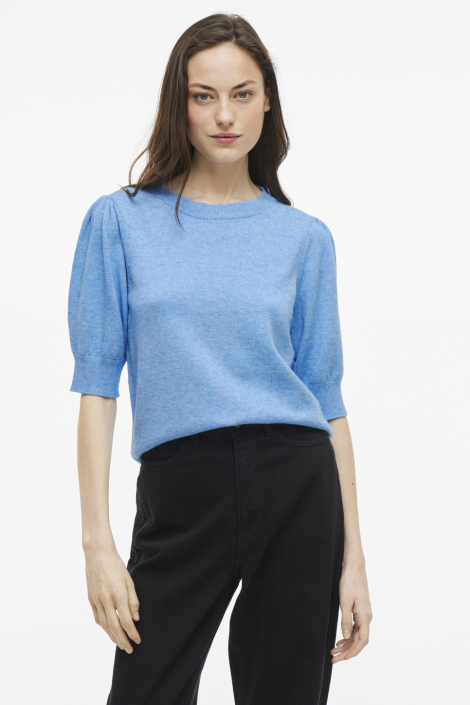 Vila blauwe dames trui