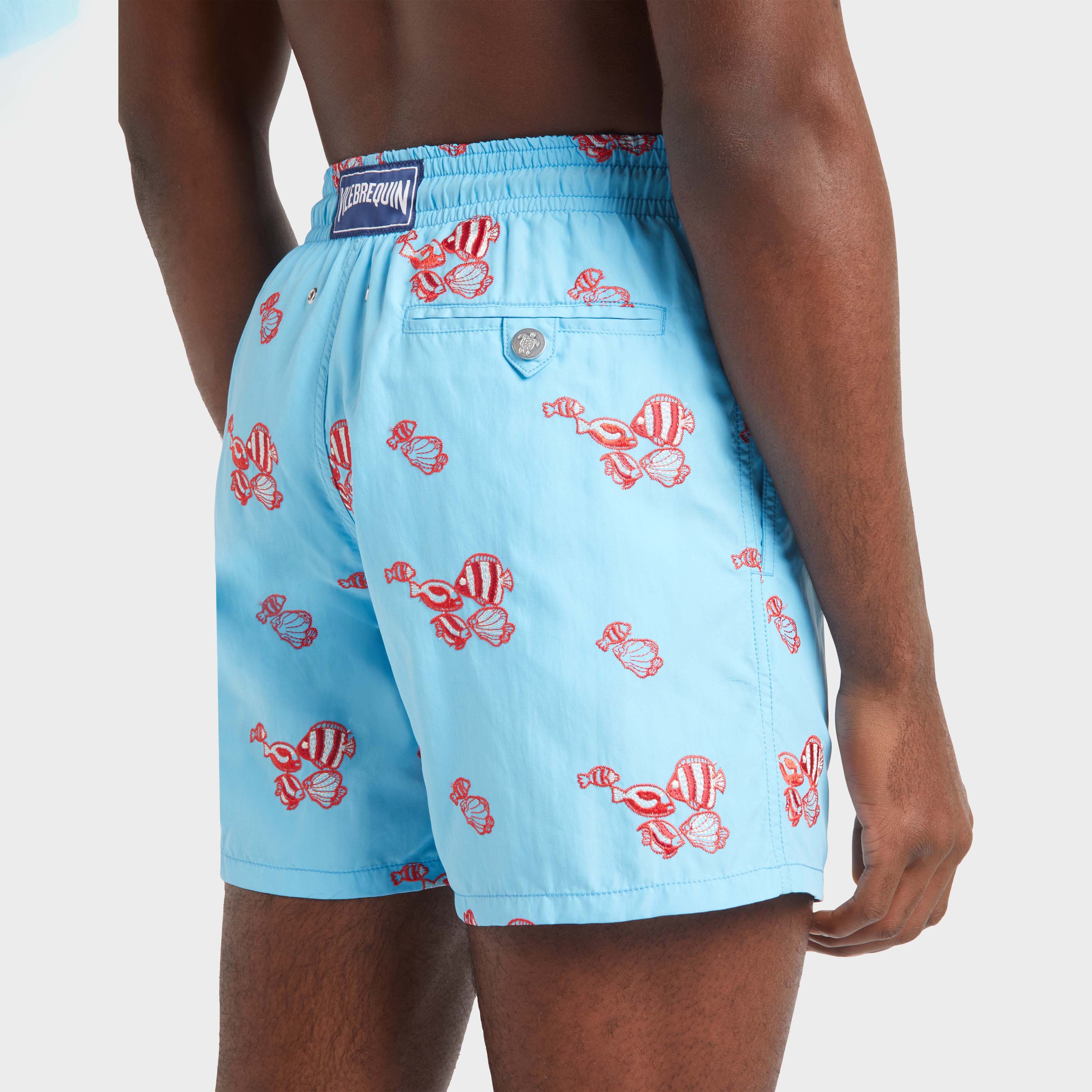 Maillot de bain homme brodé Fishy Vibes - Edition Limitée