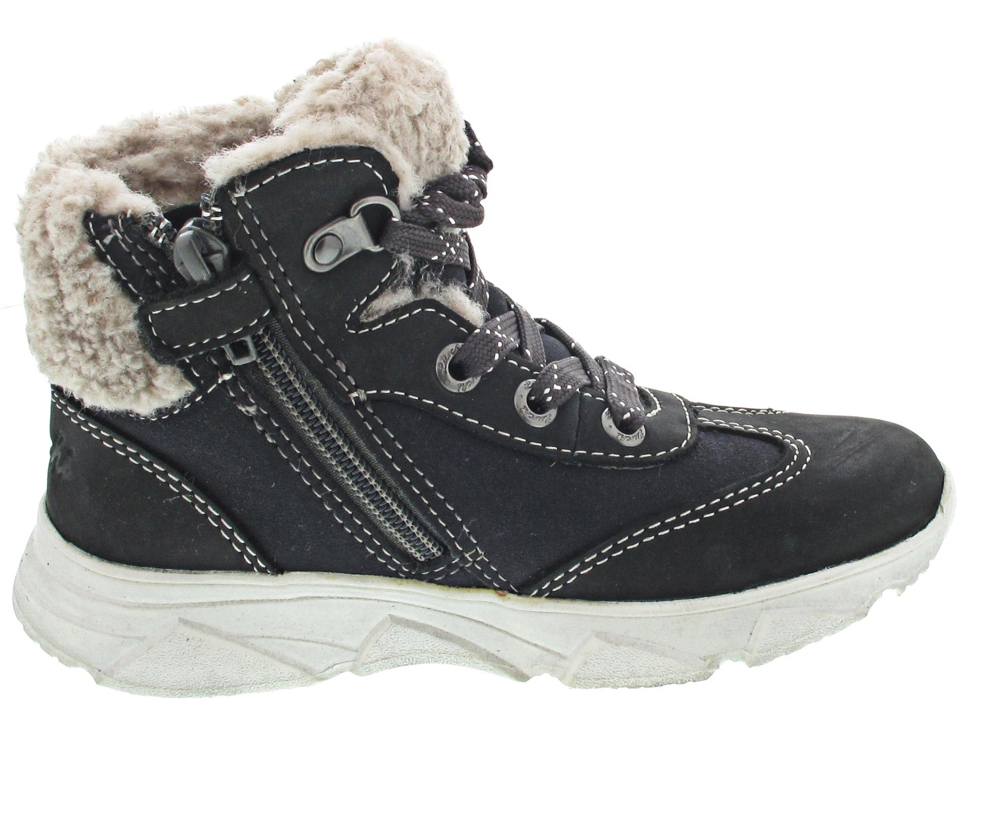 Lurchi Emmi-Tex Schnürstiefel TEX grau