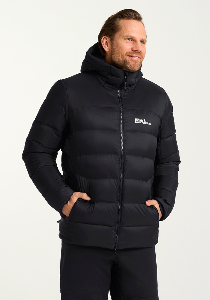 Jack Wolfskin Daunenjacke »NEBELHORN DOWN HOODY M RDS« mit Kapuze