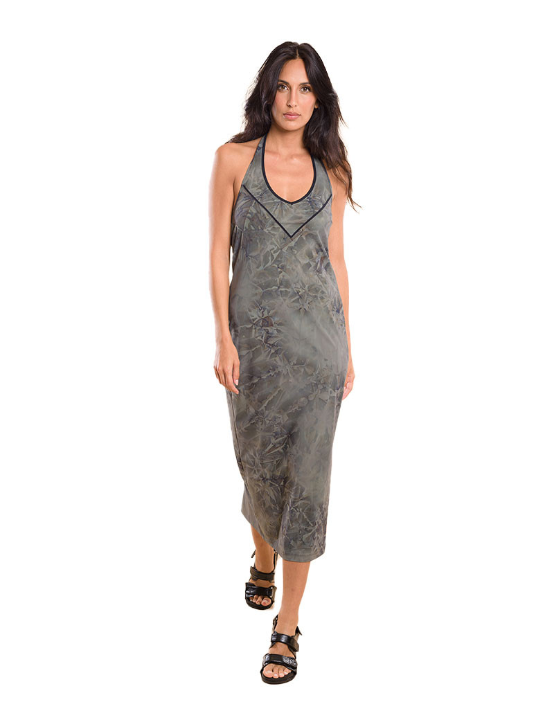 HBT MILITARY GOLD TIE&DYE REBECCA ROBE KAKI