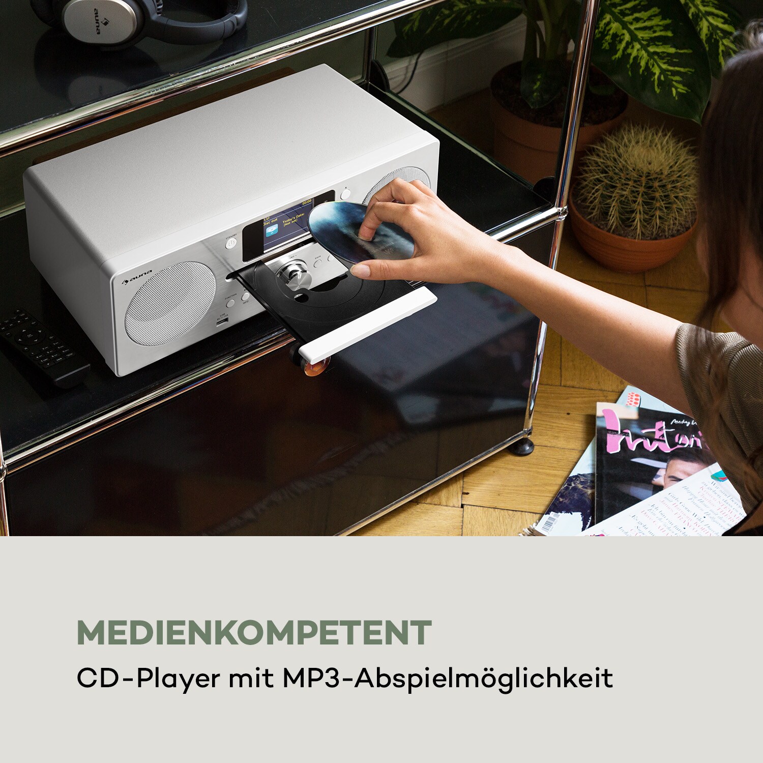 Harvard Kompaktanlage Internet-/DAB+ und UKW-Radio CD-Player Bluetooth Weiß