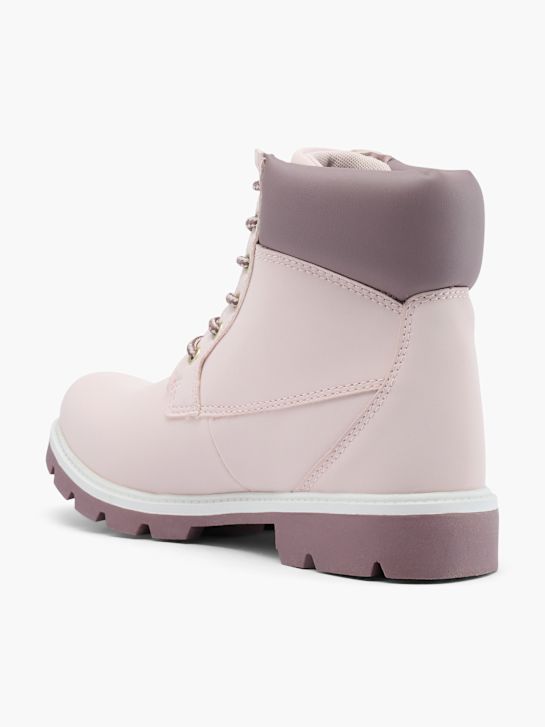 Vty Schnür-Stiefelette Lila