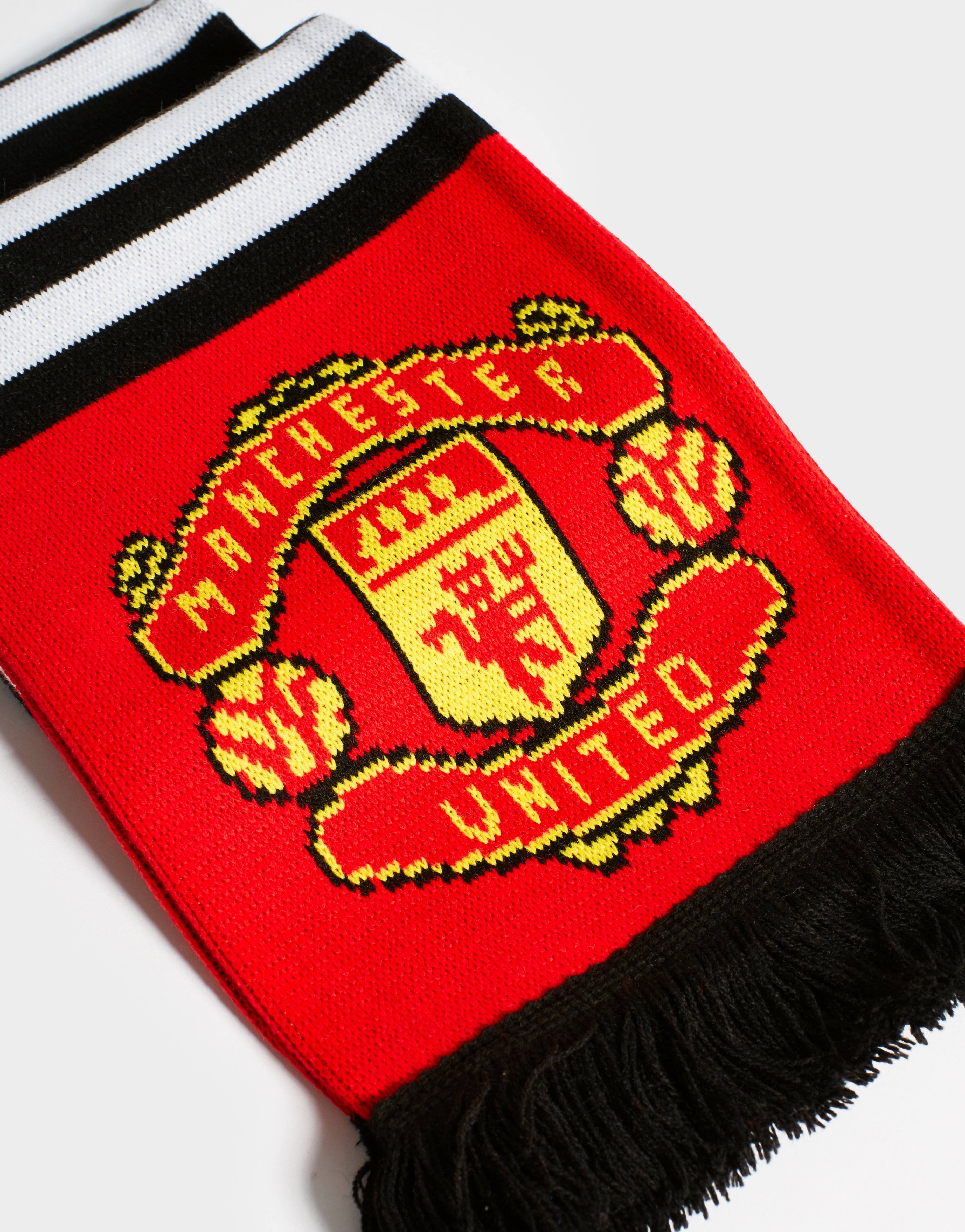 Official Team Echarpe à rayures Manchester United FC