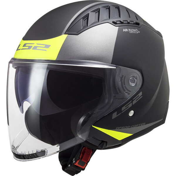 LS2 - Casque OF600 Copter II Urbane Noir / Jaune fluo / Mat