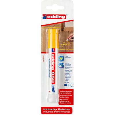 Edding 950 industry - Marqueur craie industrielle - jaune