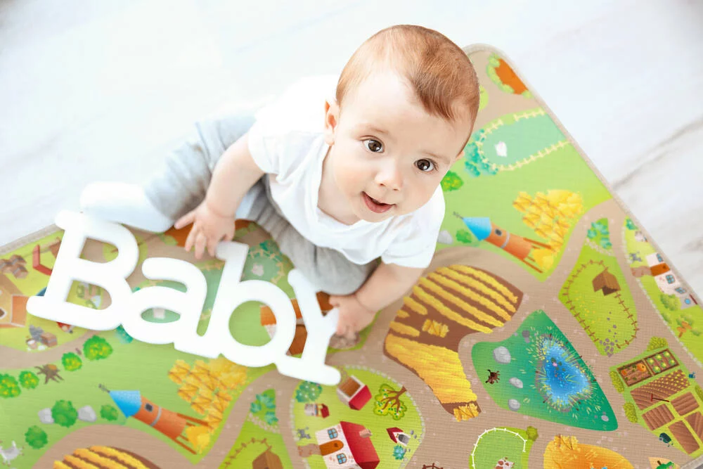 TAPIS REVERSIBLE VILLE & FERME