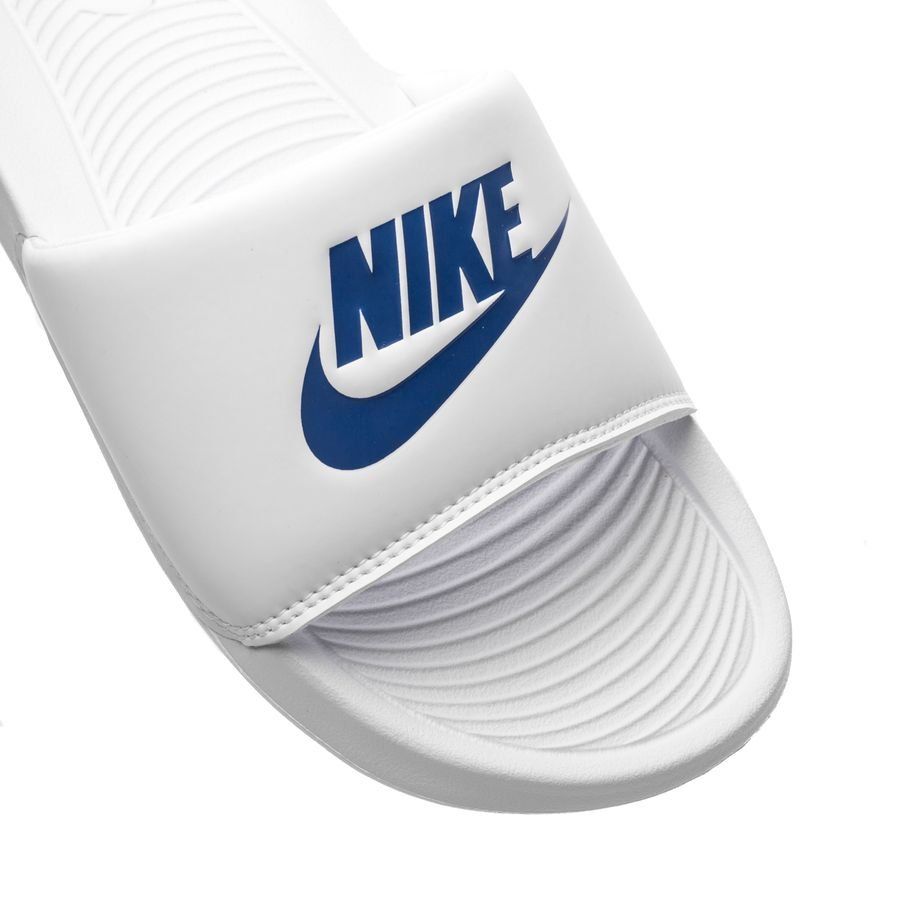Nike Claquettes Victori One - Blanc/Bleu