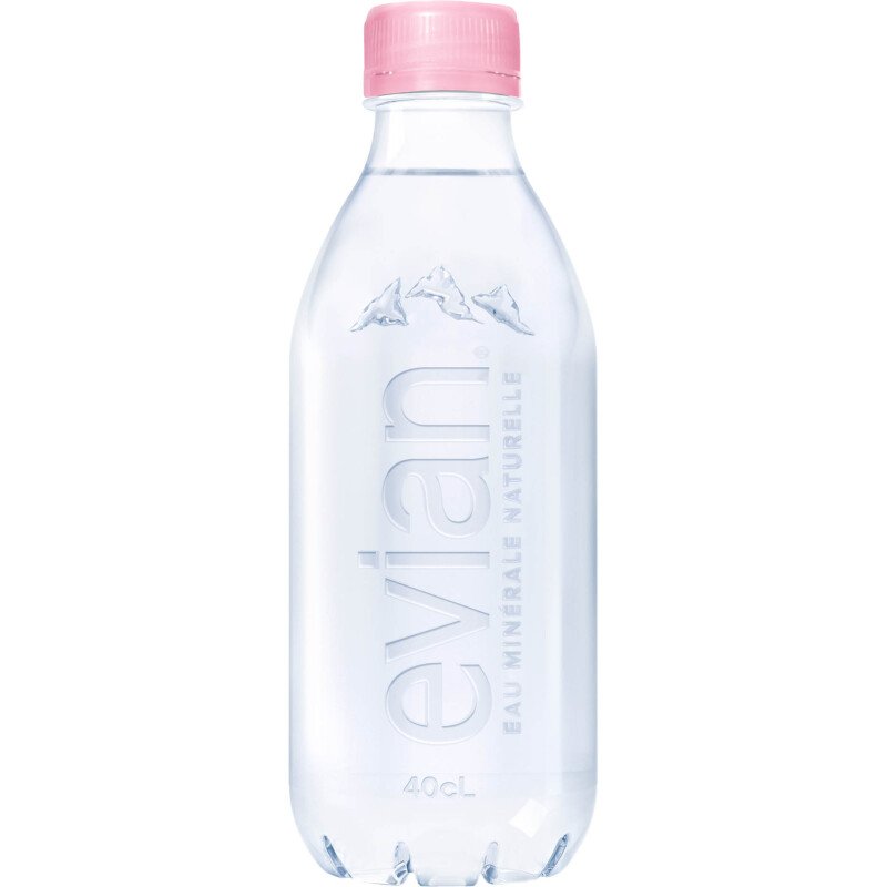 Eau minérale Evian Nude 40 cl - 24 bouteilles