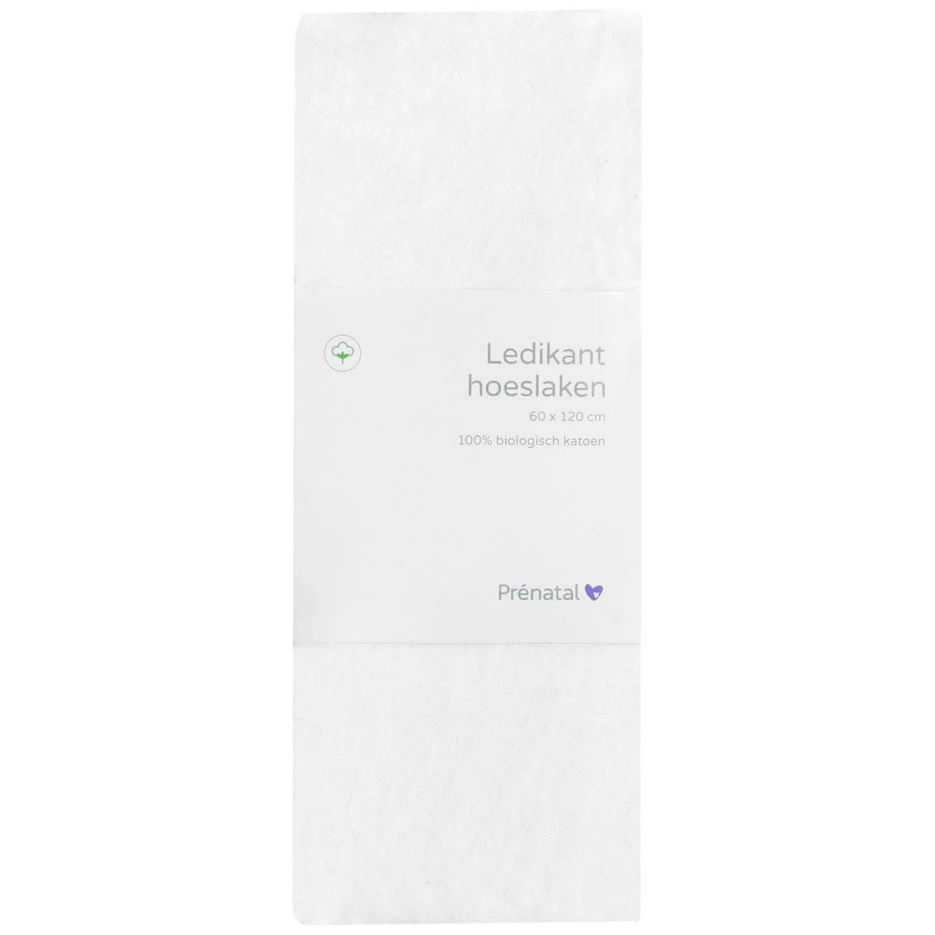 Prénatal ledikant hoeslaken wit