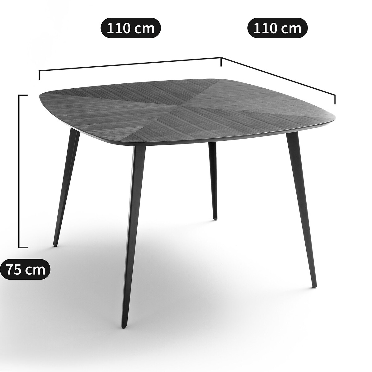 LA REDOUTE INTERIEURS<br>Mesa vintage para 4 pessoas. Watford