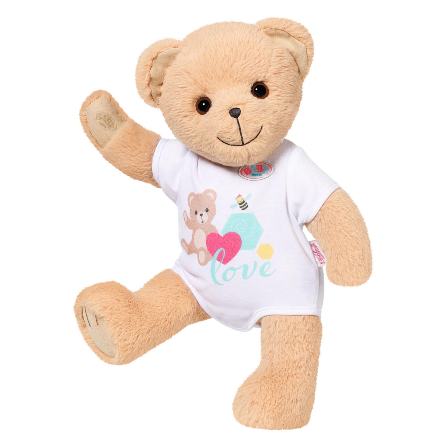 BABY born Teddybeer met Boekje, 36cm