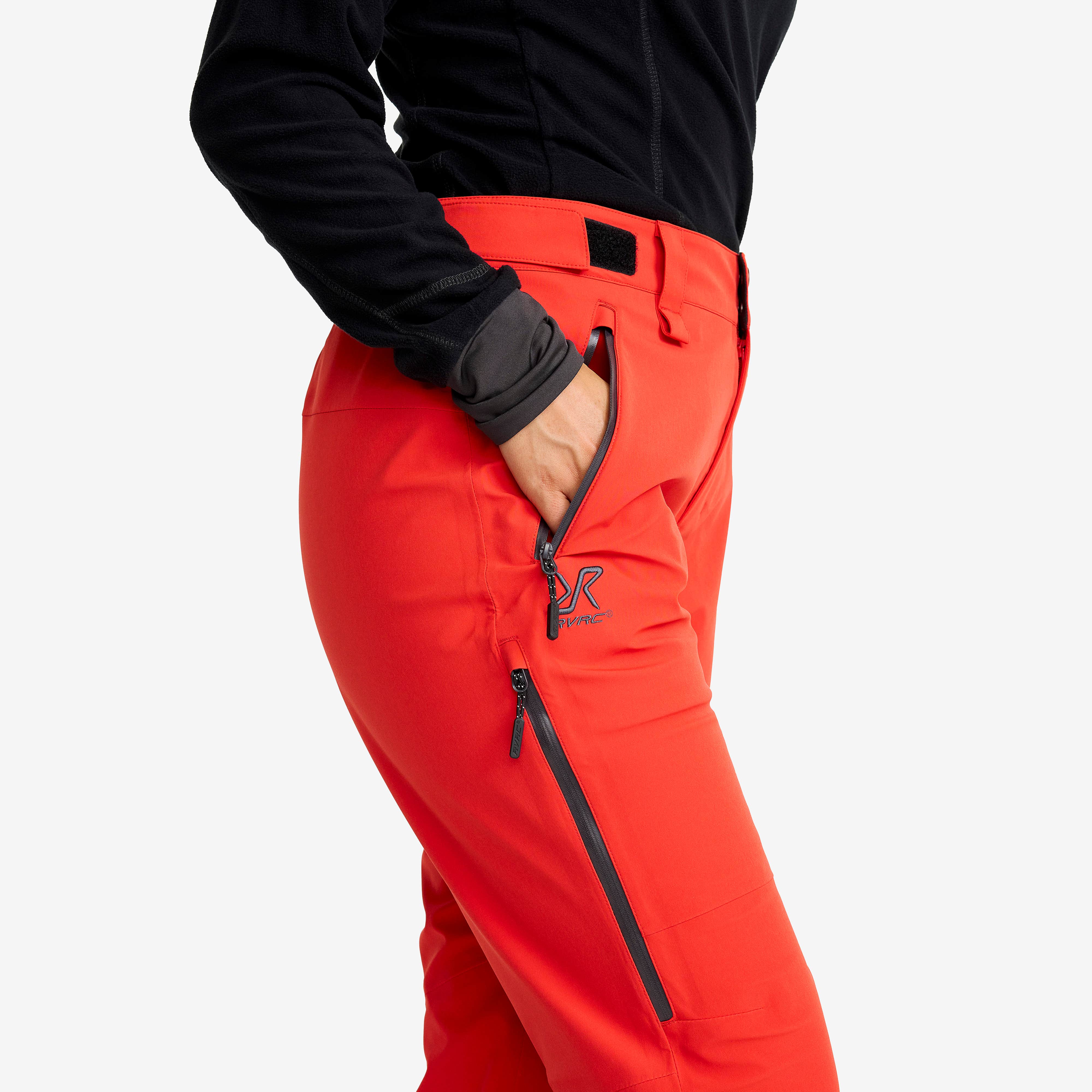 Cyclone 3L Shell Pants Dame Aurora Red