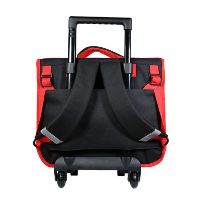 Cartable à roulettes Jurassic World 38 cm - 2 compartiments - rouge - Bagtrotter