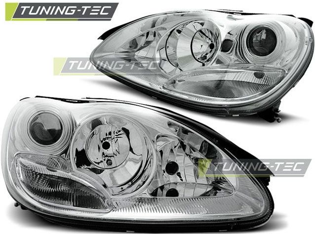 Koplampen MERCEDES W220 S-Klasse 09 98-05 05 CHROOM