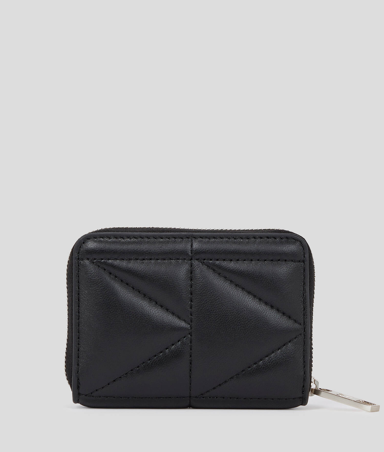 PORTEFEUILLE ZIPPÉ K/KUILT - Noir-Nickel