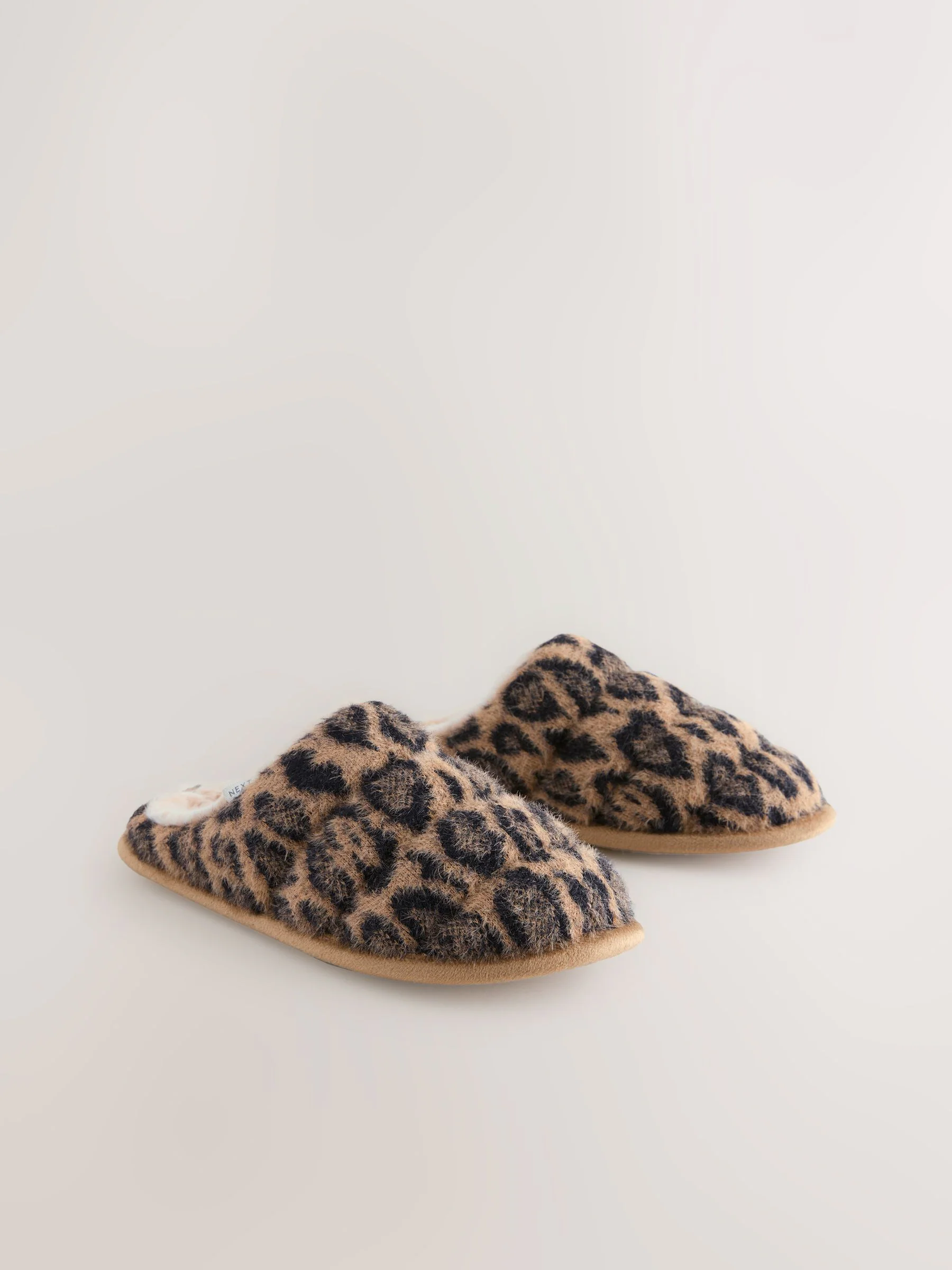 Dierenprint - Quilted Brushed Mules