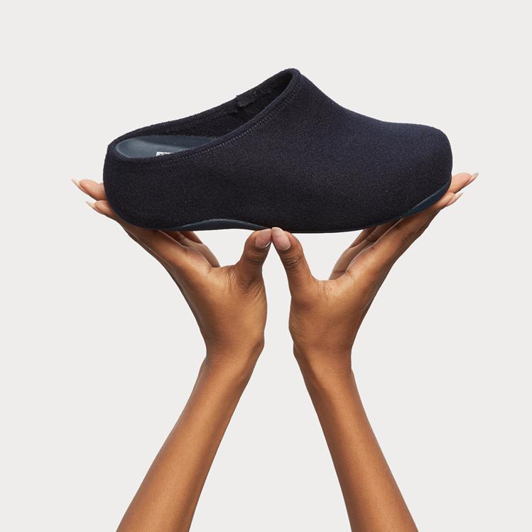 FitFlop Shuv Felt Navy