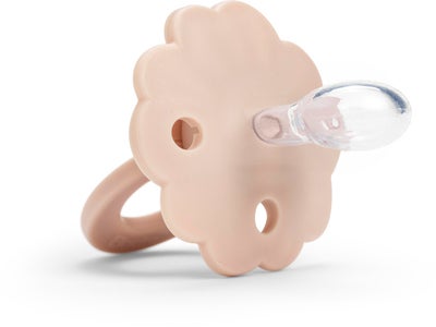 Elodie Binky Bloom Smokk Newborn, Powder Pink