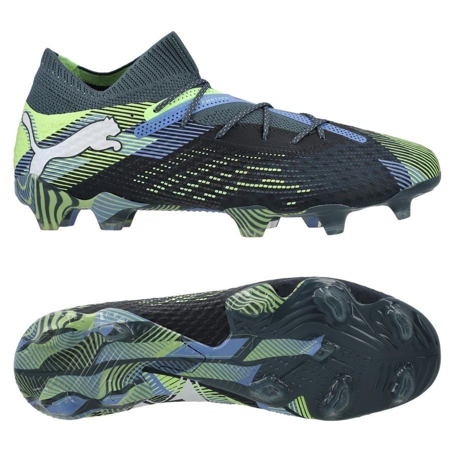 PUMA Future 7 Ultimate FG/AG Lights Out - Gray Skies/Blanc/Fizzy Apple