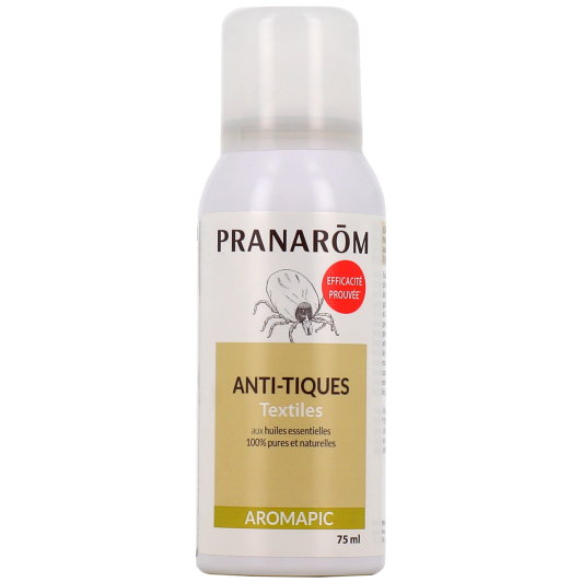 Pranarom spray anti tiques textiles Aromapic - Répulsif tique