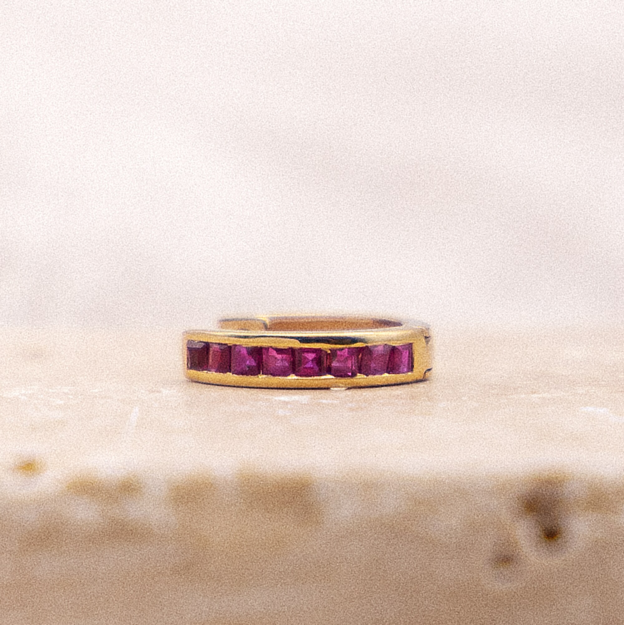 Fascination by Ellen K. Ohrringe Gold 585 mit 16x Rubin