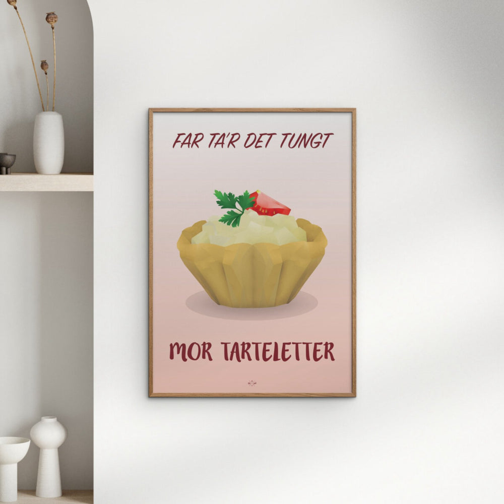 Køb Poster & Frame Citatplakat - Mor Tarteletter