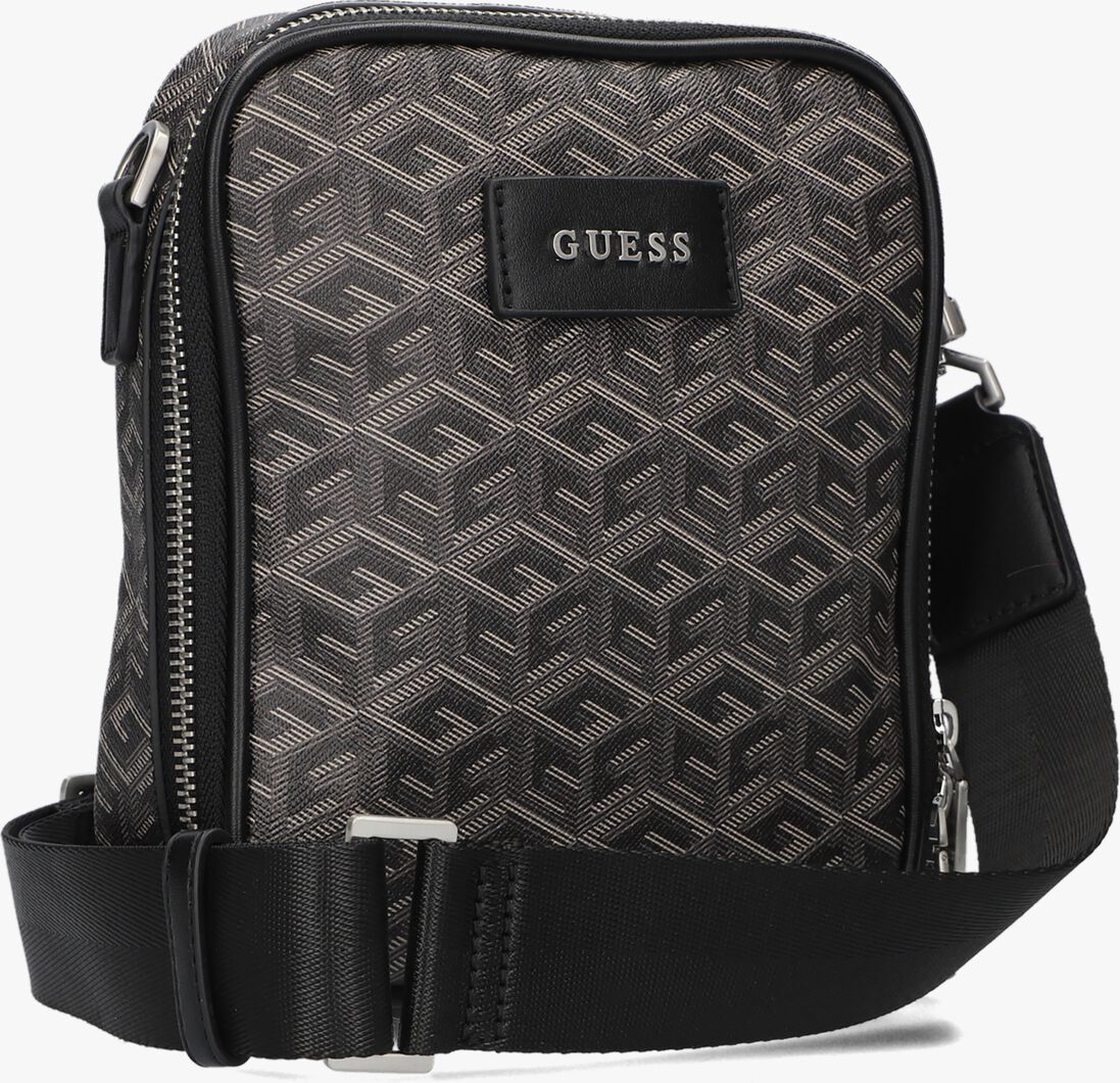 GUESS grijze guess reportertas ederlo zipper around crossbody