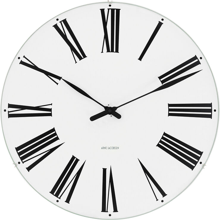Arne Jacobsen Clocks AJ roman clock 480 Hvid/sort