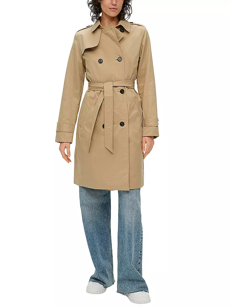 S.OLIVER Trenchcoat braun