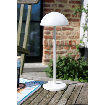 Lucide USB oplaadbare tafellamp Joy 1.5W wit