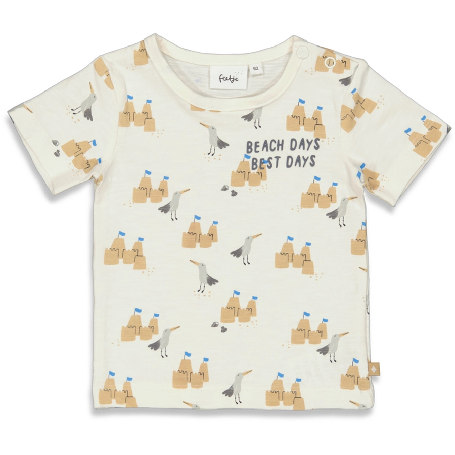 Feetje T-Shirt Beach Days Sand Melange