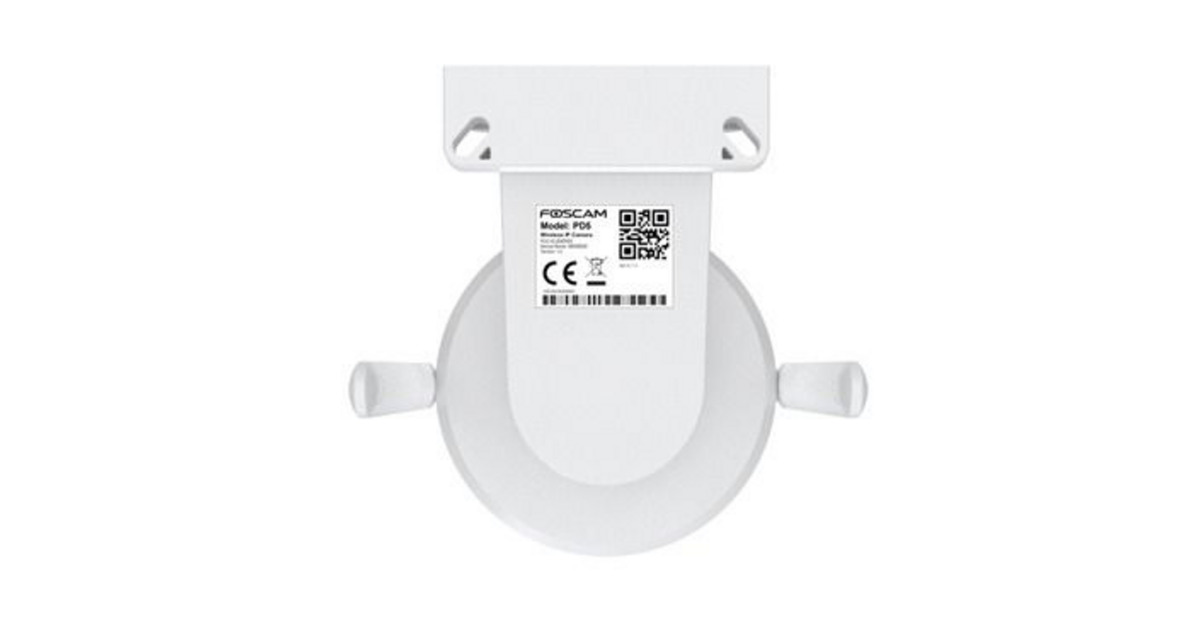 FoscamPD5, 3K/5MP Dual-band WiFi PT beveiligingscamera  (Wit, Kleurennachtzicht)