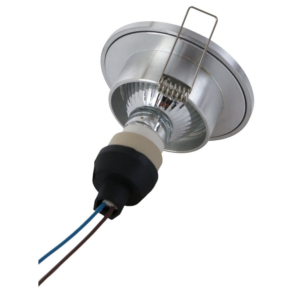 LED inbouwspot Pélite in zilver 4,6W 350lm GU10 IP44