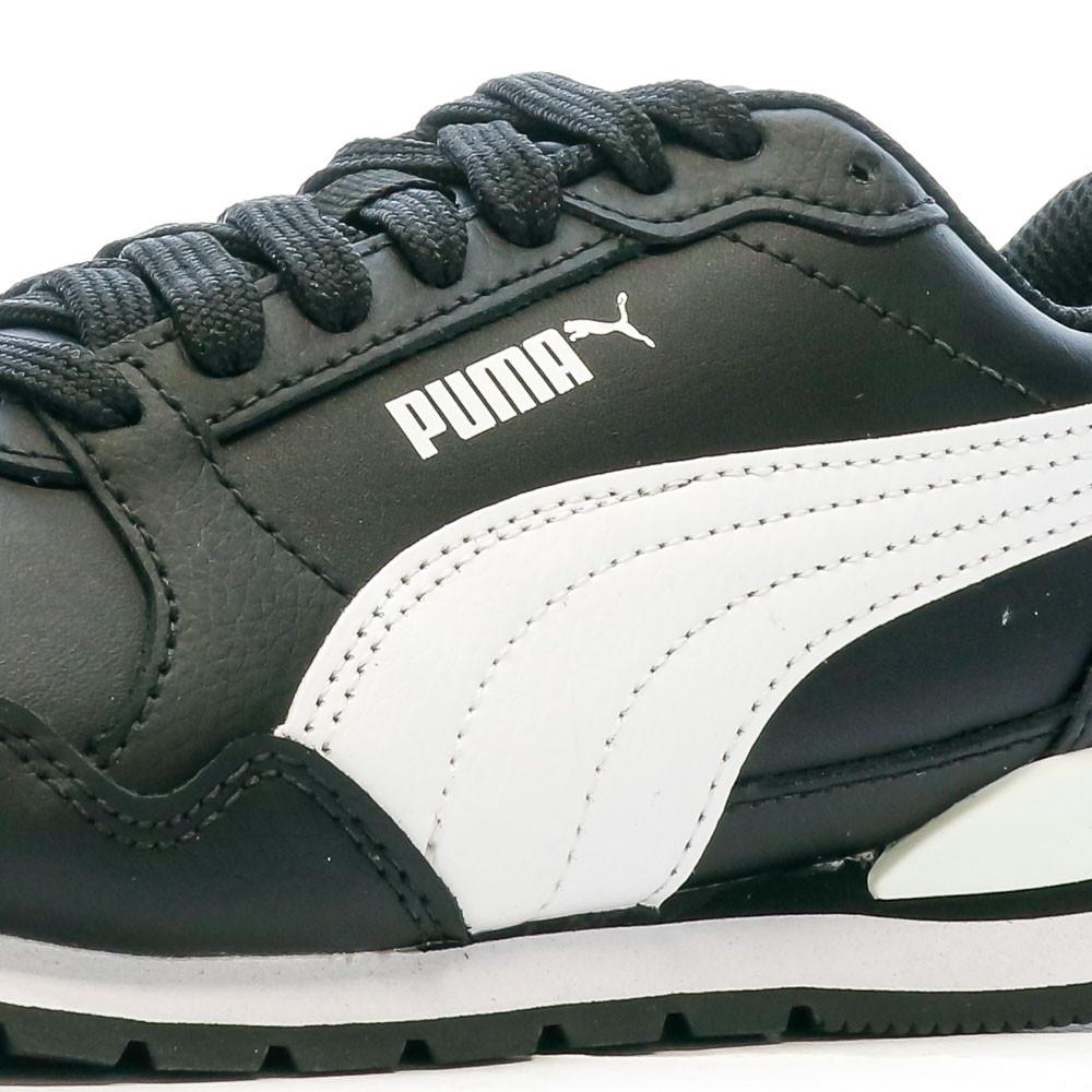 Puma Baskets Noires/Blanches Garçon Puma St Runner V3