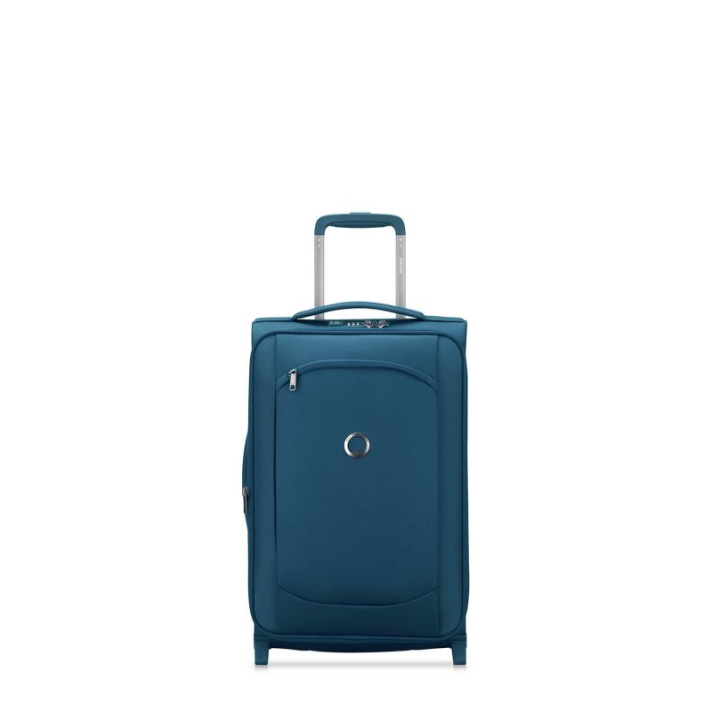 Valise cabine souple Montmartre Air 2.0 Extensible 2 roues en rPET 55 cm Bleu
