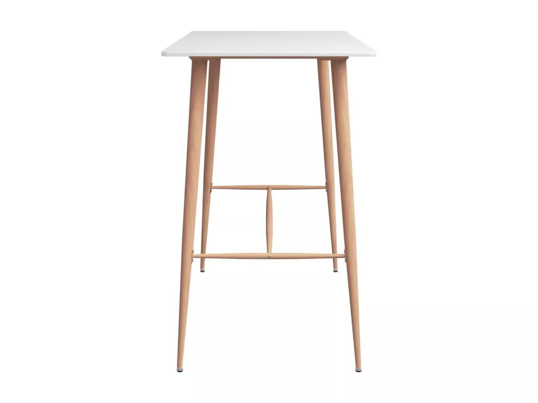 Table de bar Blanc 120x60x105 cm