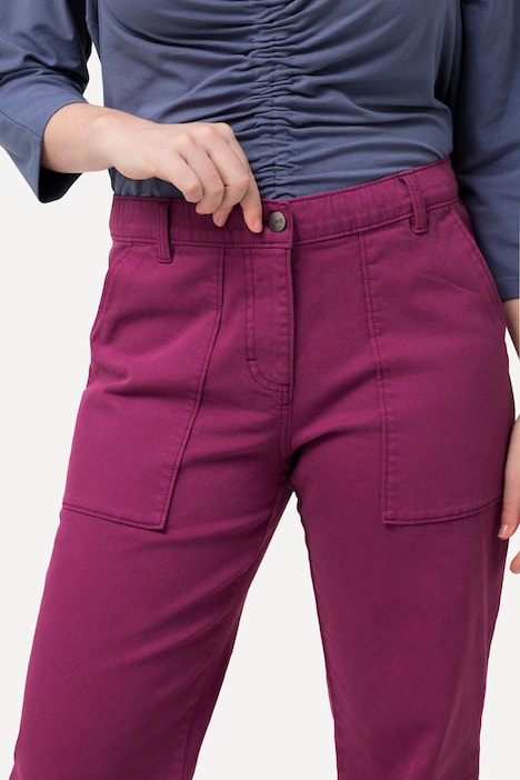 Color-Jeans Mary, weites Bein, Biobaumwolle