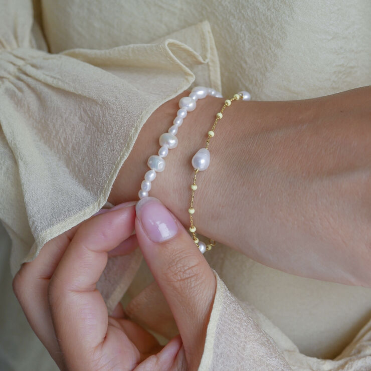 ENAMEL Copenhagen Bracelet, Pearlie 925s/gp