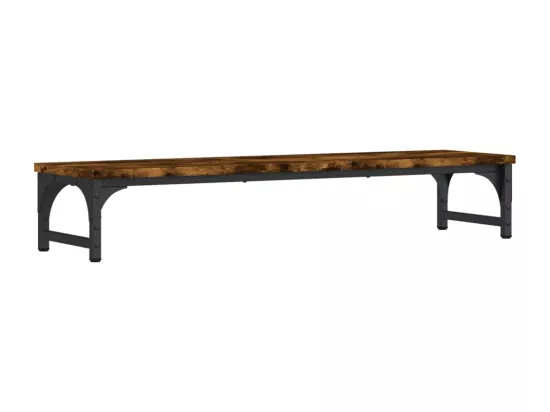 Support de moniteur chêne fumé 85x23x15,5 cm bois d'ingénierie