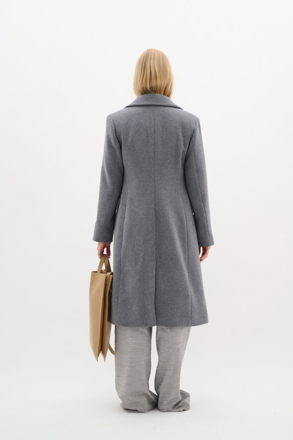 InWear ThoraIW Lapel Coat Granite melange