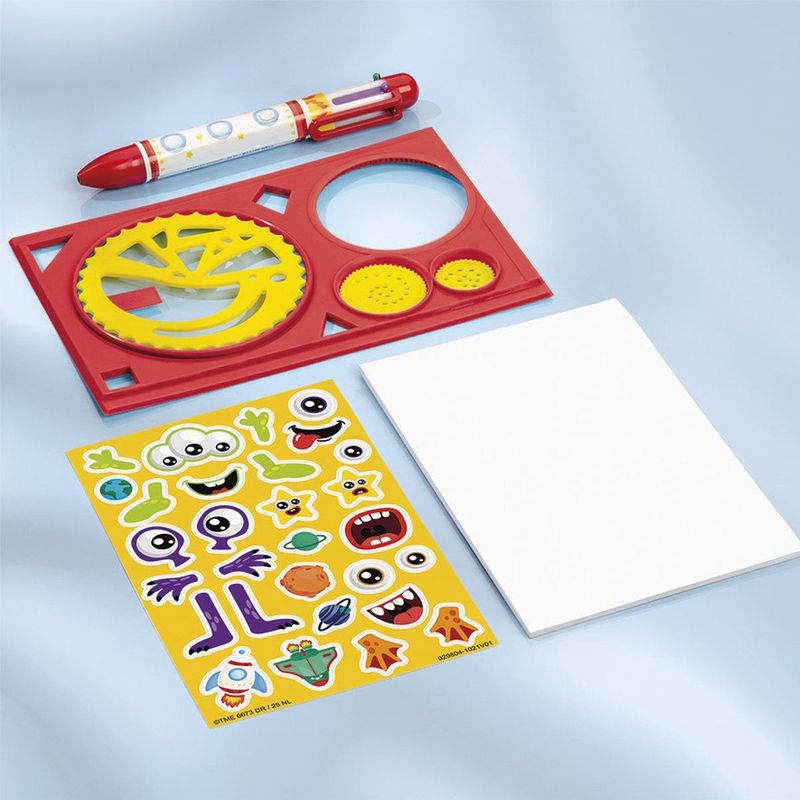 Totum - Spirograaf Knutselset - Incl. 6 Kleurenpen - Creatief Speelgoed