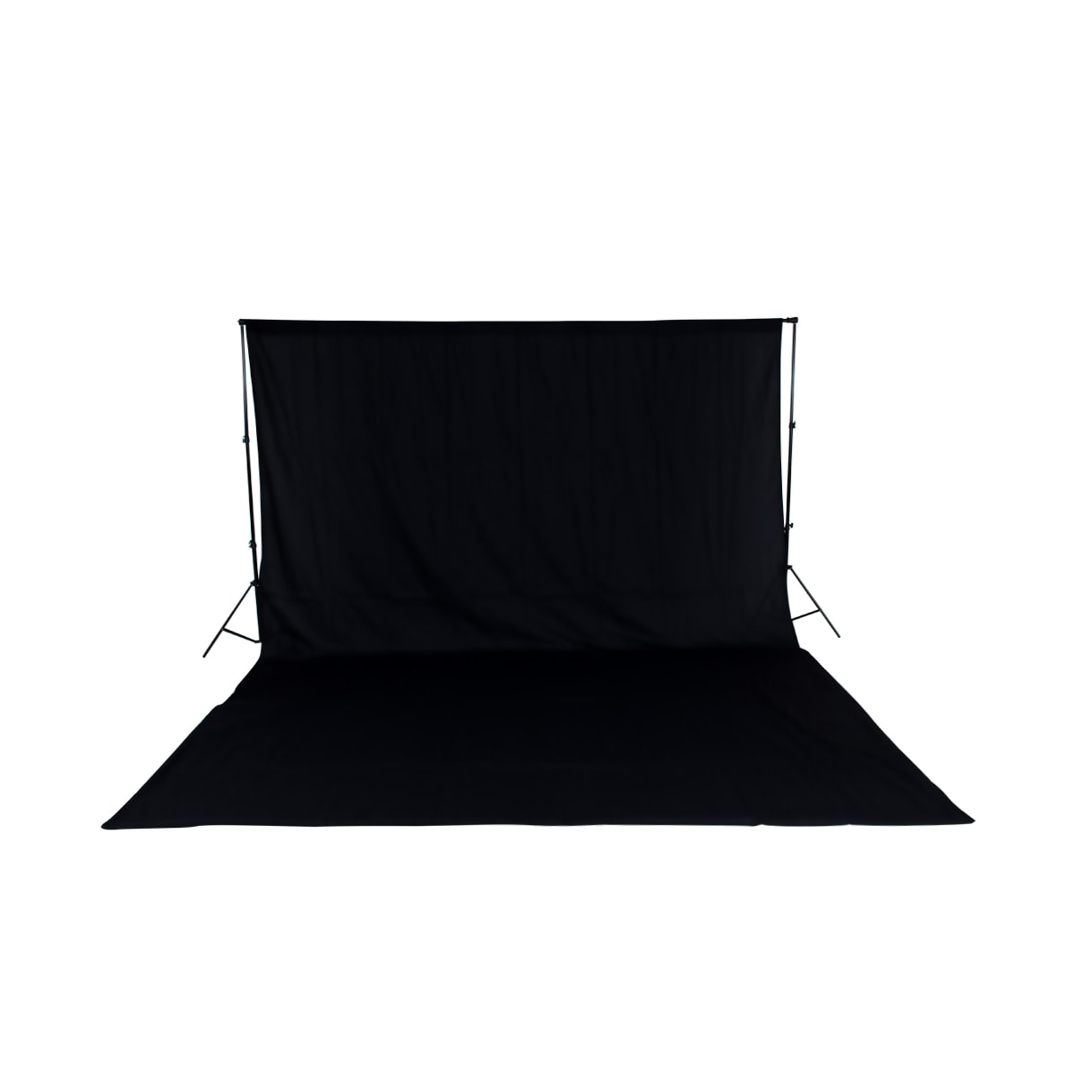 Bakteppe fotostudio 3x6m med veske - svart