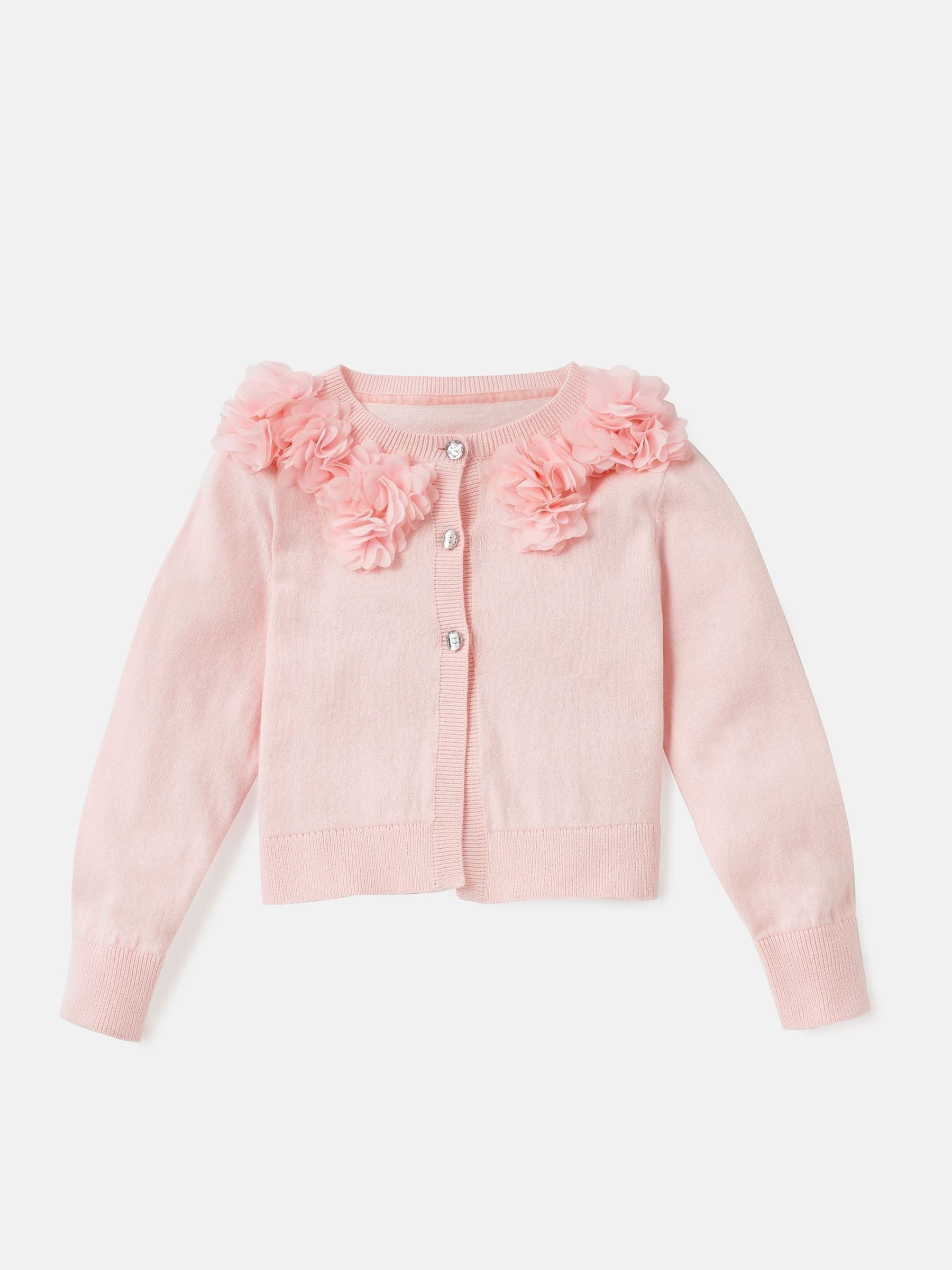 Angel & Rocket 100% katoenen vest met bloemenrand