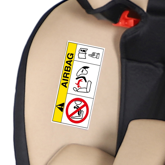 Kindersitz Auto 360° drehbar schwarz/beige