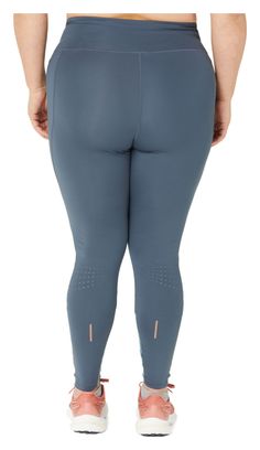 Collant Long Asics Nagino Run Bleu Femme